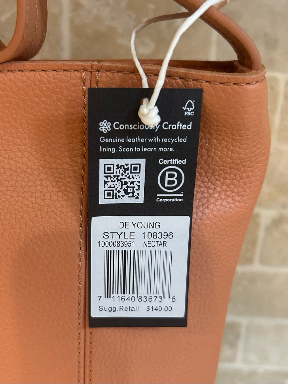 The Sak Crossbody Bag in the color NECTAR - Picture 3 of 11